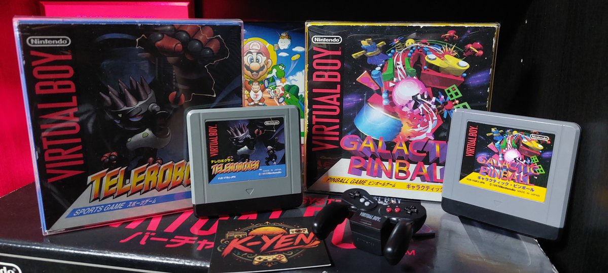 WenaBeta's tweet photo. J’ai testé pour vous K-Yen, une nouvelle boutique en ligne orientée brocante / retrogaming (→ @kyenfr)

Pour l’occasion, j’ai commandé 2 jeux Virtual Boy en boîte et complets, le tout pour le prix canon de 73 €.

Commande reçue très rapidement et parfaitement conditionnée. J’ai particulièrement apprécié le soin apporté au colisage, avec notamment une indication sur la façon d’ouvrir le colis afin d’éviter d’abîmer son contenu.

Le site demande encore à grandir, mais on sent qu’on a affaire à quelqu’un de sérieux. C’est donc avec plaisir que je vous recommande d’y jeter un œil !