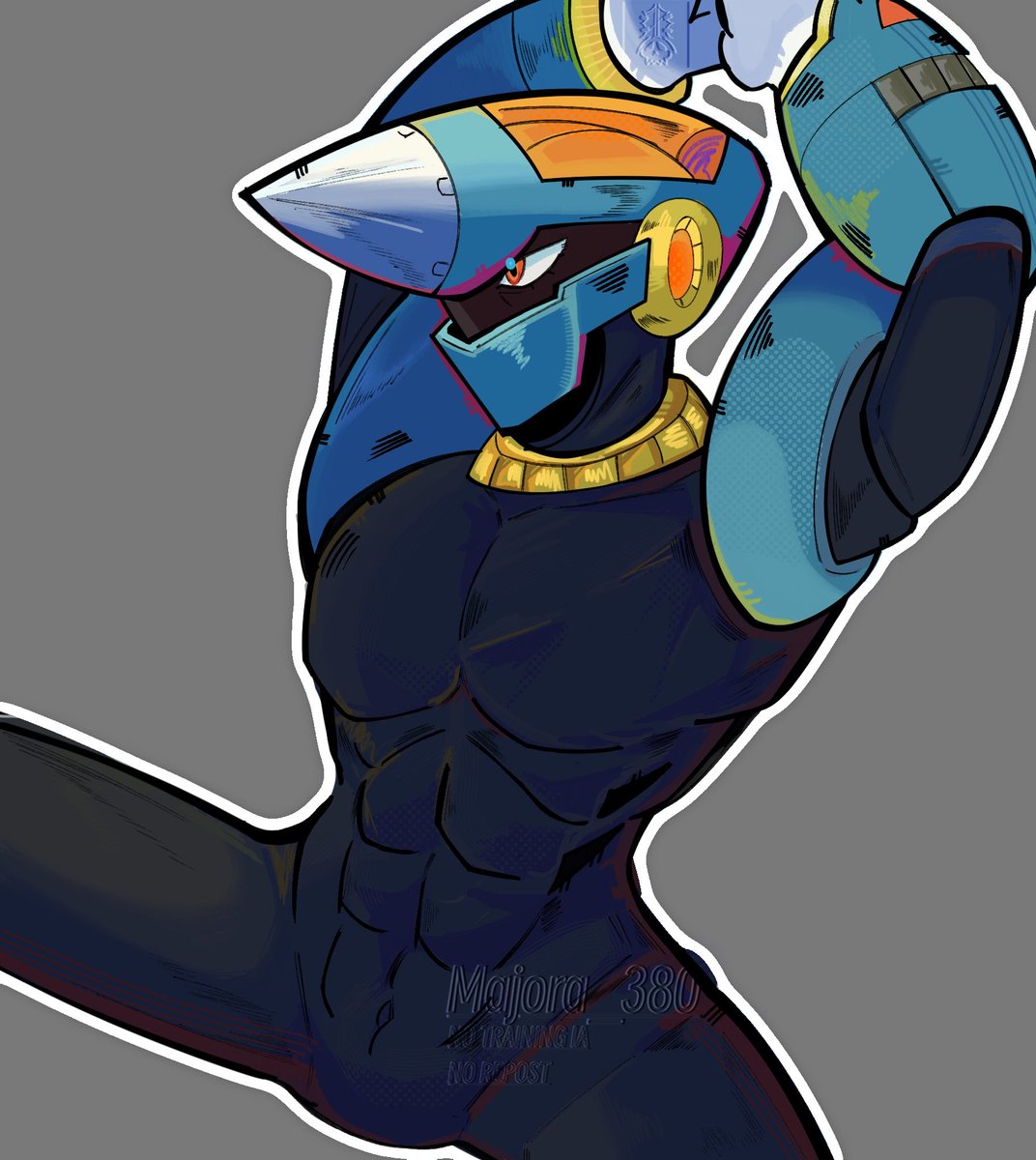 Majora_380's tweet photo. Jet Man!

#megamanDO #megaman https://t.co/lj6Alf7dRV