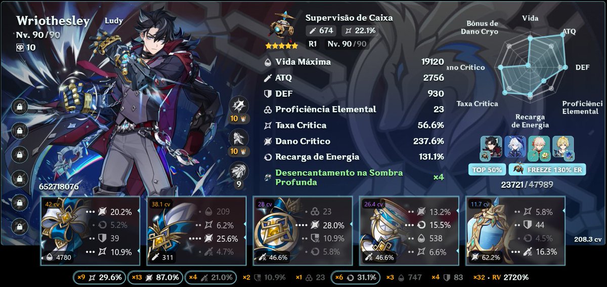 cloudt0ru's tweet photo. finalmente uma peça que presta. agora o Wriothesley tá finalmente ganhando forma https://t.co/aJz4xmU7he