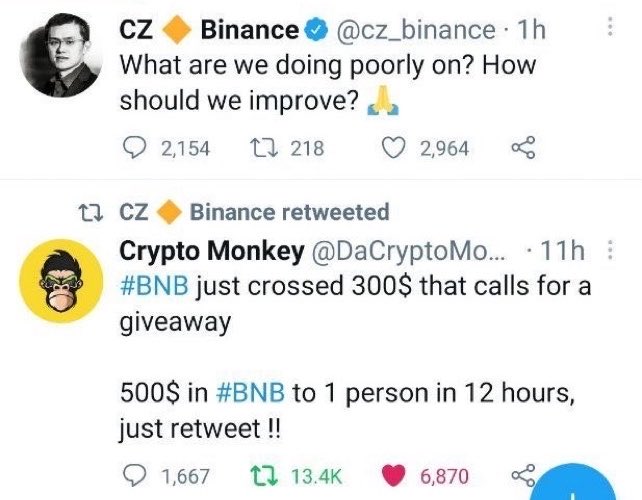 LaCryptoMonkey's tweet photo. I have been a binancian since 2017 and I am proud to be one 💛🔶♾️

Still Remember these posts from 2020 👇 https://t.co/ASs4lZ6Zw6