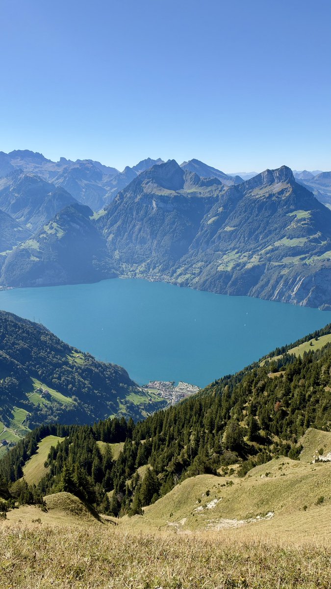 NickEh30's tweet photo. hiking the mountains of Switzerland and touching grass, very family friendly, 10/10 https://t.co/UJfWTwoHCZ
