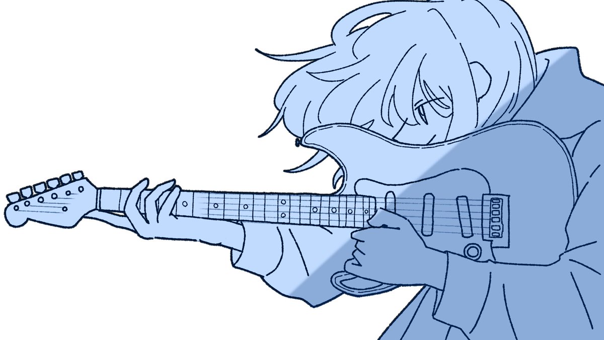 kakouzum1's tweet photo. この絵人気なので何度も言うんですが
ギターを狙撃銃に見立てたのマジでちゃんとギター弾かない人間からしか出ない発想で天才だったと思う https://t.co/mJZzZvYQdX