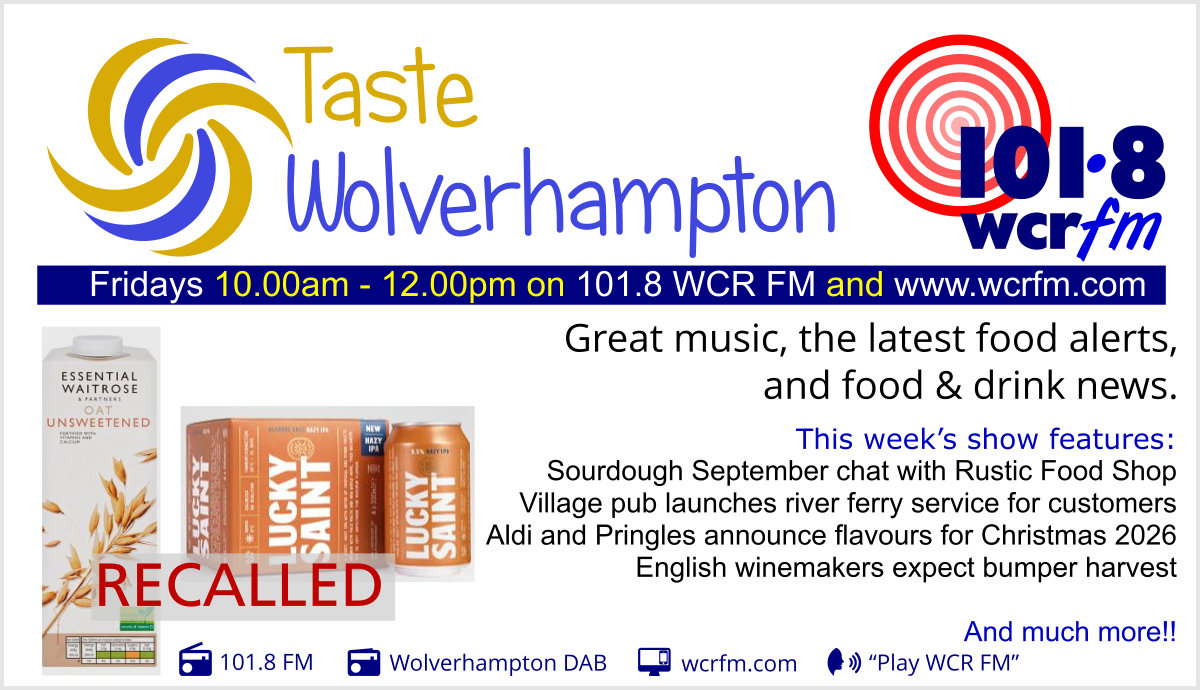 tastewolves's tweet photo. In this Friday morning's show, we'll revisit David's chat with Luciana Selaru from the Rustic Food Shop about sourdough bread, as it's Sourdough September. We learn about real bread and how real sourdough is made.
#Wolverhampton #LocalRadio #RealBread #SourdoughSeptember https://t.co/1aDaSr3wnj