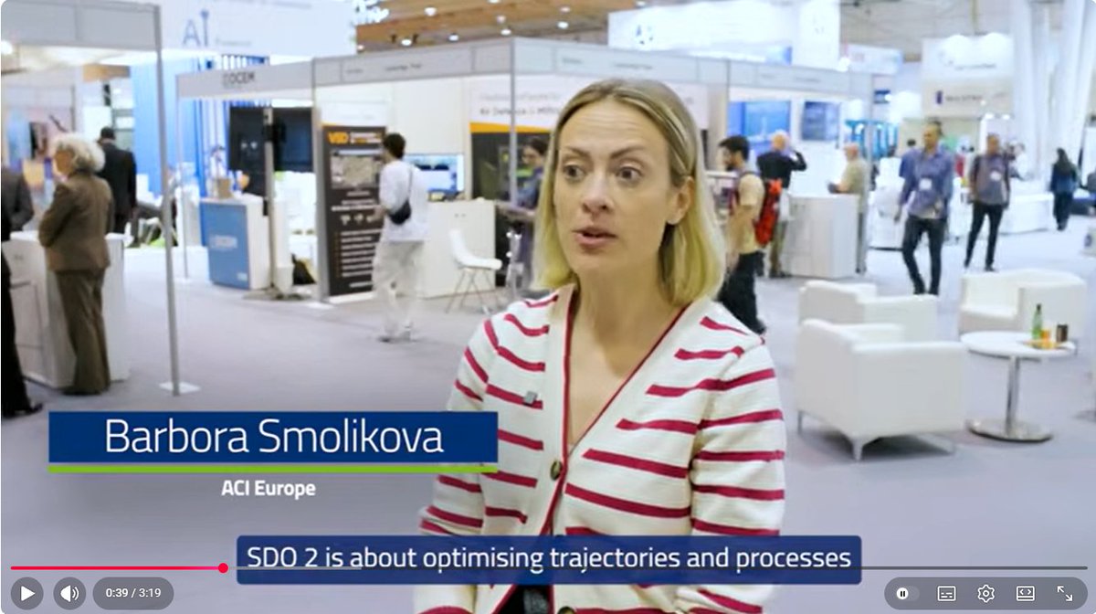 atcnetwork's tweet photo. SDO 2 - Optimising airport and TMA environmental footprint
https://t.co/oNvOCrJa7L Barbora Smolikova from ACI EUROPE explains how Strategic Deployment Objective 2 aims to ensure the continuity of capacity delivery at airports and in TMA.....
@SESAR_JU https://t.co/UwFzJ4IwdR