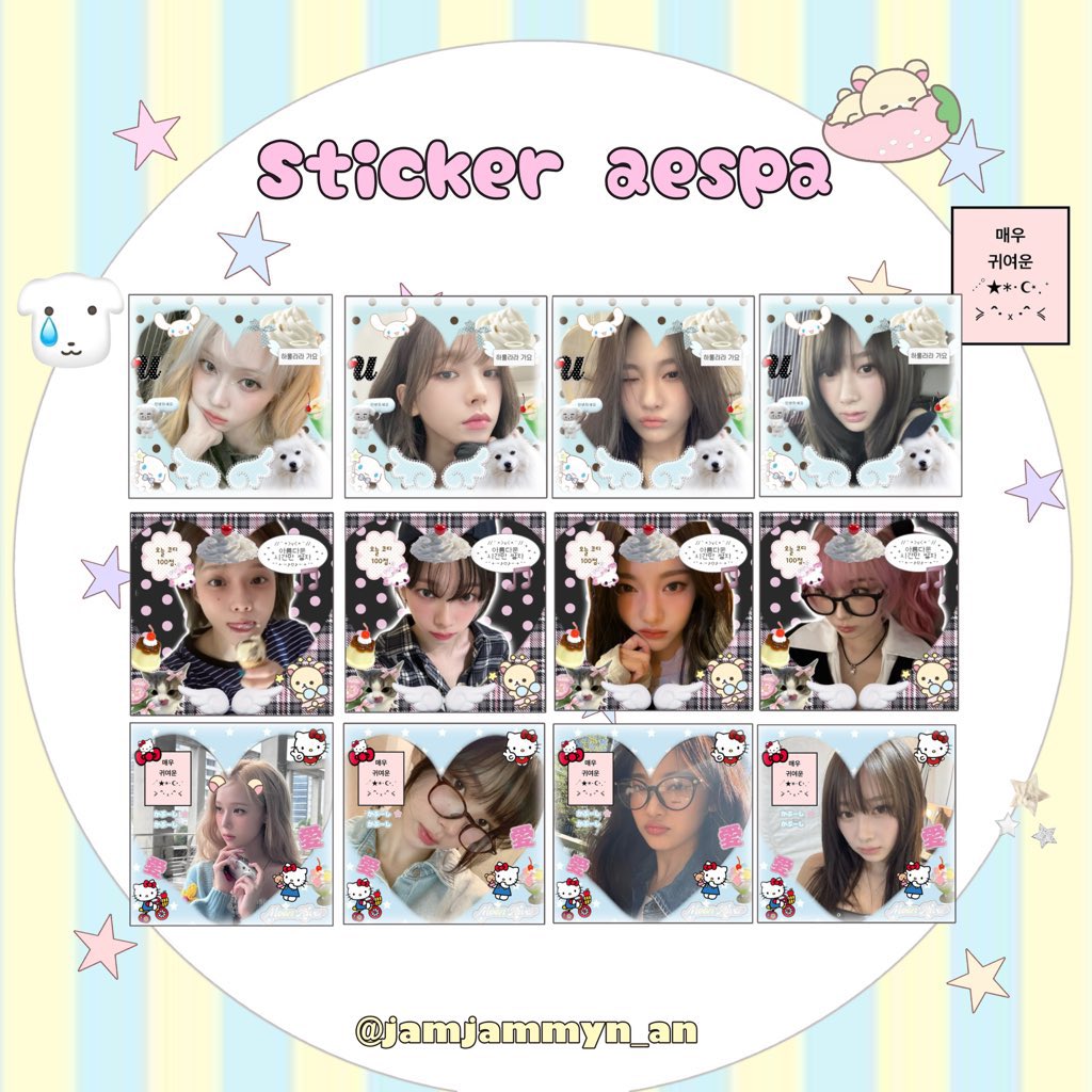 skillouder's tweet photo. ꒰͡📆꒱ 𓊆ྀིaespa sticker𓊇ྀི 𐔌♫ྀི𓈒 ݁⋆🐾
♡ size 4*4 ꔛ🧘🏻‍♀️
♡ ราคาชิ้นละ 1฿ คละได้น้าคับ ❤︎ ❤︎
♡ shipping 30฿ ( 100ชิ้น ส่งฟรีคับ ) ✧
✧  สนใจทักเดมเค้ามาได้เลยน้าค้าบ 🐻‍❄️

#ตลาดนัดaespa #ตลาดนัดsanrio #รับทําgiveaway https://t.co/VrnxogA2hd