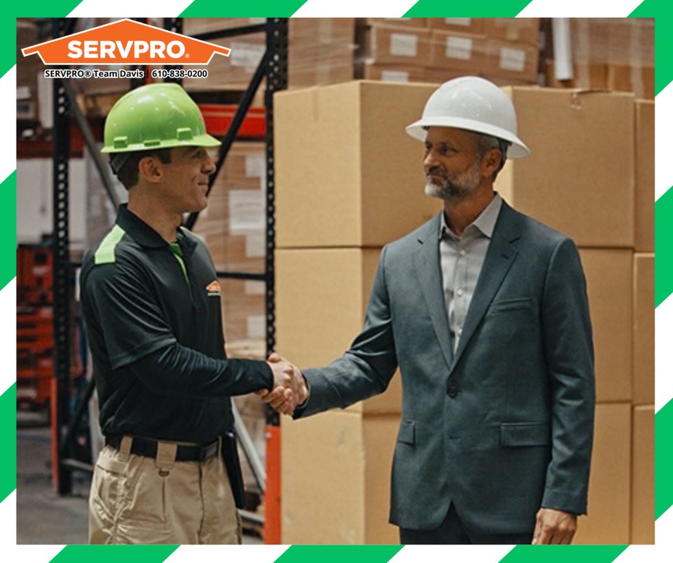 SERVPRO_EBW's tweet photo. 🤝 Every project ends with the goal of a satisfied customer.

From residential restoration to large-scale commercial services, SERVPRO Team Davis is here 24/7/365 to help make it #LikeItNeverEvenHappened!💚

#servproteamdavis #fullservice #commercial #residential #restoration https://t.co/HR3NejS5wJ