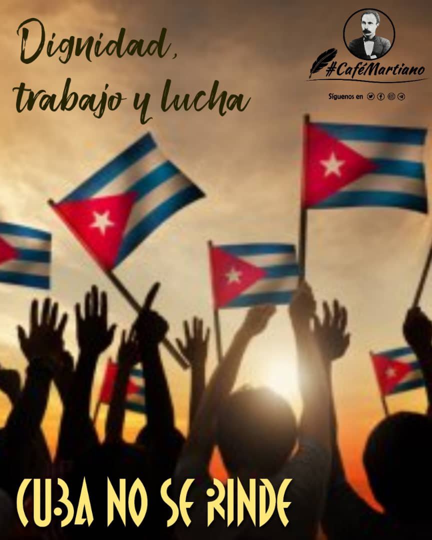 FisContEMPACAV's tweet photo. 🇨🇺 #CaféMartiano
✍️“ (...) trabajemos para la dignidad y el bienestar de todos los hombres (...)"

#Fidel: “(…) solo hay un modo de respetar y de amar a esos que dieron la vida, ... por su país y por su revolución, ¡y es el trabajo, es la lucha!”
#CubaNoSeRinde https://t.co/uQew2LnDmG