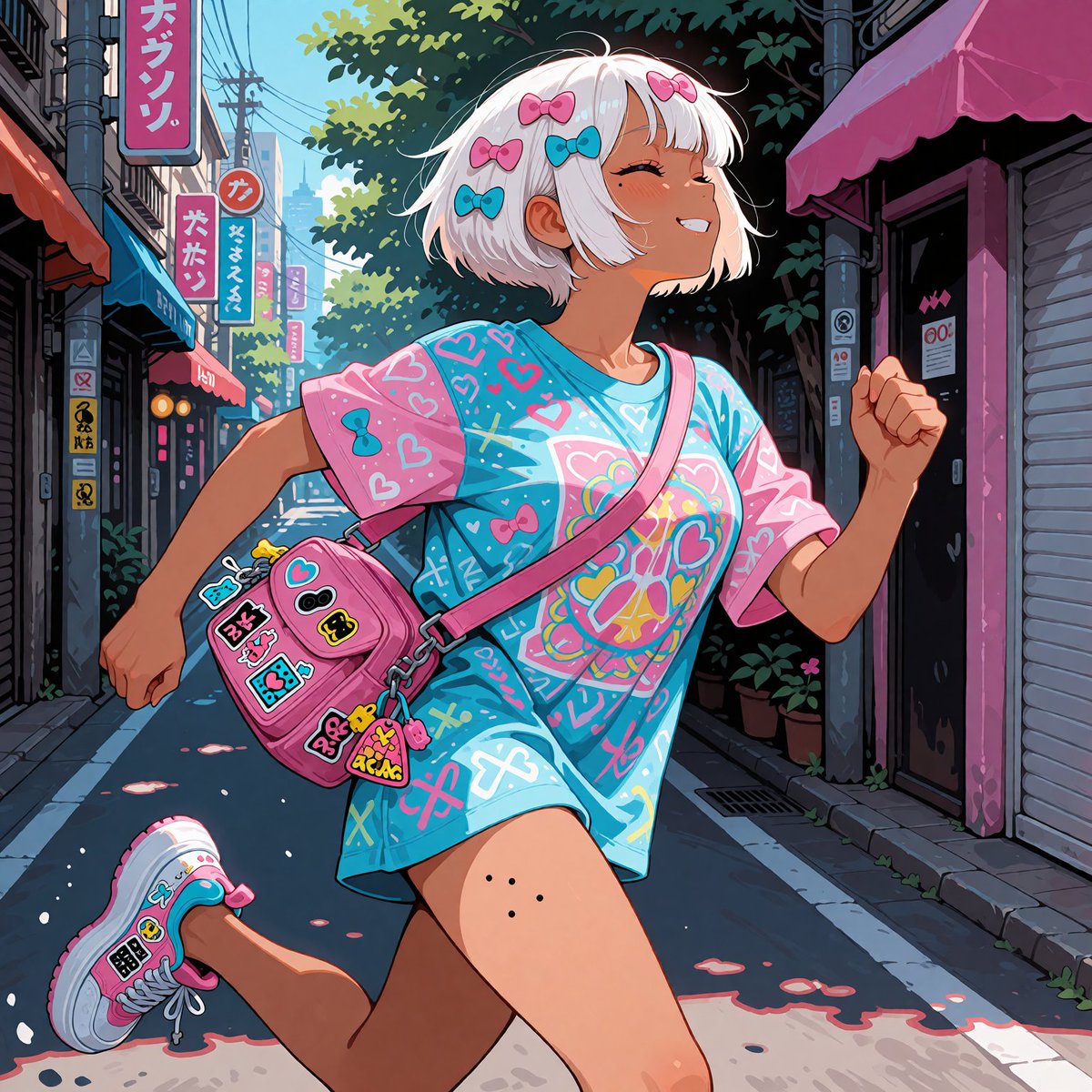 vortx_studio's tweet photo. The city lights came on. The outfit was already doing the work.

Take a closer look at VORTX. Link in bio.

#DigitalArt #Streetwear https://t.co/ELk2V2cjdd