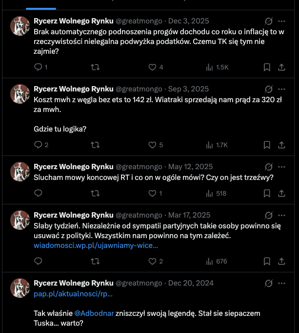 software_car's tweet photo. @greatmongo @XKubiak Sprawdziłem Twoje analizy spółek z ostatnich dwóch lat na TT i zero zaskoczenia https://t.co/tTyGUhljpv