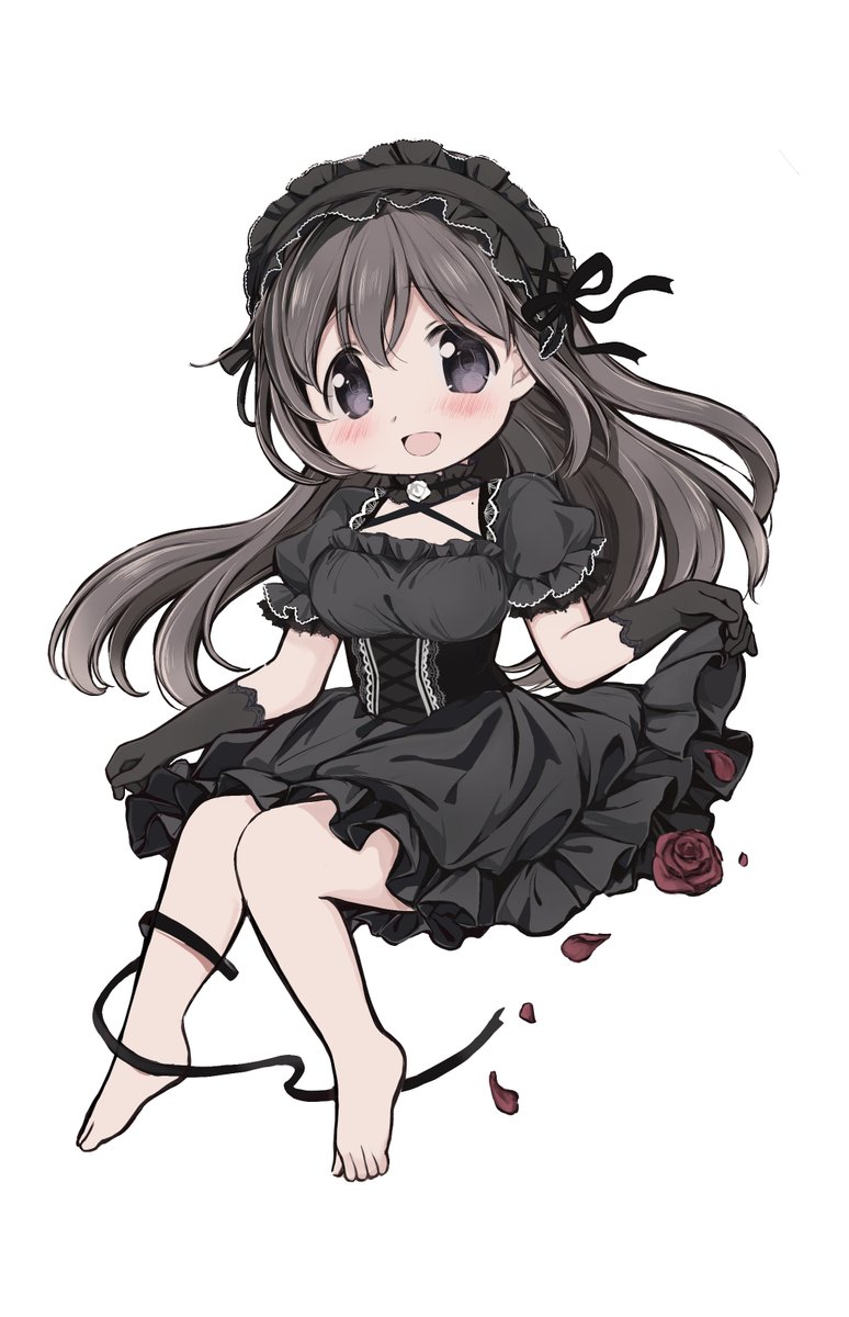 ______hokuro's tweet photo. ゴスロリしおんちゃん。🌹 https://t.co/L3dWdkRLK2