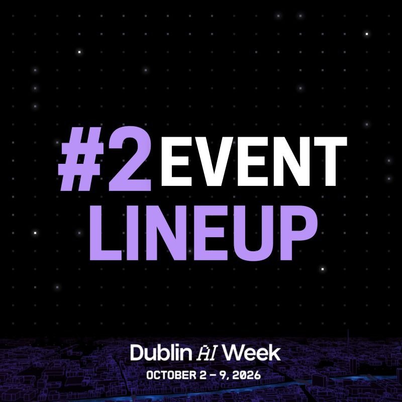LetsGiveAGo's tweet photo. 3 more events live for Dublin AI Week (Oct 2–9):

• Hardware Night | Lua AI (YC F25)
• AI Observability &amp; Monitoring | Bronto &amp; MongoDB
• Daytona HackSprint | Abundant &amp; Geometric

Apply here: https://t.co/aCAWw89GI0 https://t.co/eHgQ9m0Nsv
