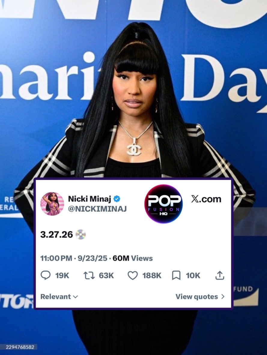 PopFusionHQ's tweet photo. One year ago today, Nicki Minaj announced her sixth studio album, attempting to take away from the hype surrounding Cardi B’s release week for “Am I The Drama?”. 

—The album was never released. https://t.co/upE7yscT8h
