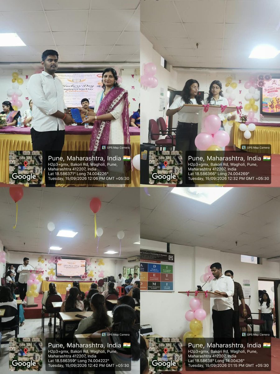 jspmbsiotr's tweet photo. 🚀 Engineering logic meets teaching passion! 🛠️👩‍🏫The IT Dept celebrated #EngineersDay &amp; #TeachersDay with fierce Quiz &amp; Debate battles, cultural beats, and fun games! Huge thanks to the Management and ITSA committee for making it a grand success.! 🌟🏆#ITDepartment https://t.co/lovAVt8Ynb
