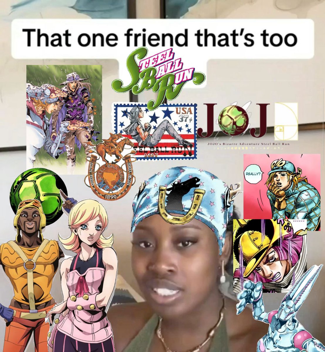 aureoprince's tweet photo. #steelballrun https://t.co/eZx1XvvjdD