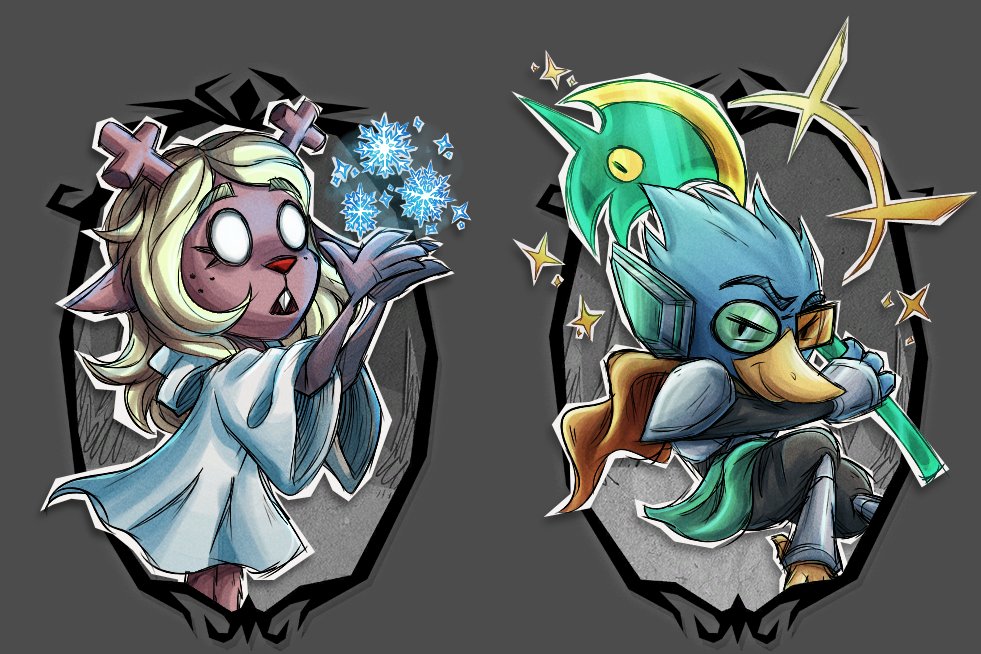 mizartz's tweet photo. finished portraits!

#deltarune #dontstarvetogether https://t.co/4QXdmlyK4W