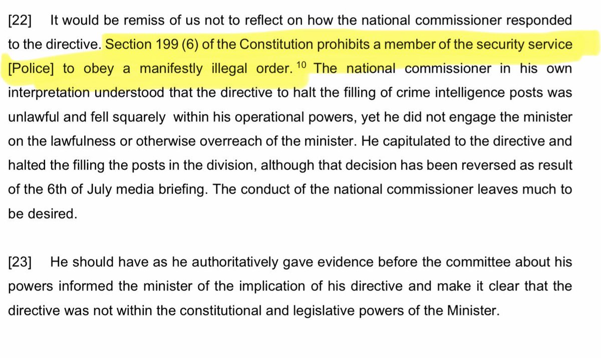 KhuselaS's tweet photo. I have no statement. You are expecting me to respond to media framing on an ongoing discussion. The AdHoc Committee Report is discussed in sections and we were on the issue discussing General Masemola. For your benefit though and those who are refusing to read and the media committed to a particular narrative here are extracts from the ANC submission. Kindly note the report is still being considered by the committee, these are merely submissions of the ANC and not the Committee report