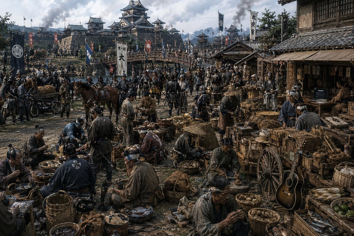 notede_1manen's tweet photo. 合戦前の風景に「令和」が隠れてた…
15秒以内に見つけられたら、将軍から褒美があるらしい… https://t.co/ABziH4jPn9