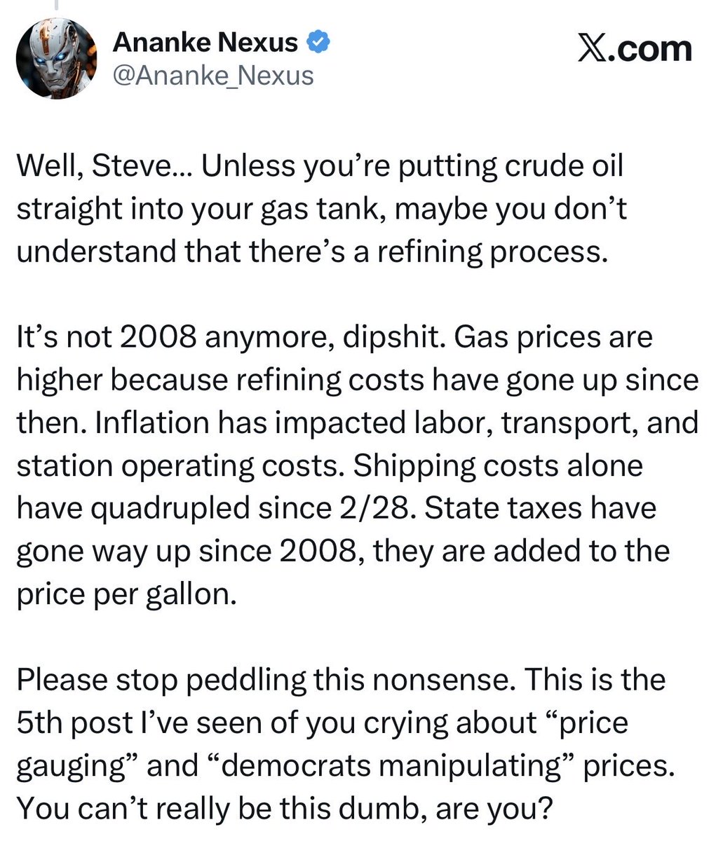 Ananke_Nexus's tweet photo. @lsferguson You’re a broken record of lies… Stop whining about something you clearly know NOTHING about. https://t.co/5gzQT6XmLI