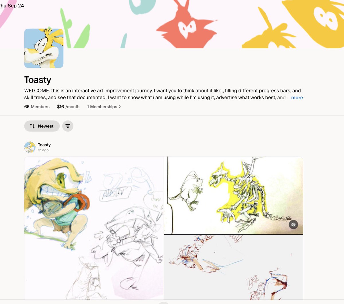 tostyart's tweet photo. Promoting my Patreon. I kept forgetting but this is only way I can draw personal art again and study. L1nk below! https://t.co/4sq3dnlRmL