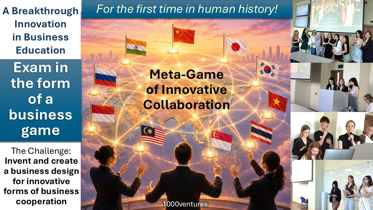 vadimkot's tweet photo. Breakthrough in Educational Innovation - we conducted first-ever exam in a form of a business meta-game at the Academy of International Trade. https://t.co/ncw40OLk70