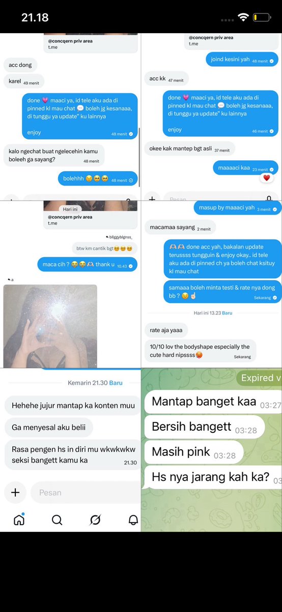 concqern's tweet photo. mau konten full no sensor ? pap, vidio, &amp; moan lengkapppp !! cus joind ke ch aku only 20k permanen 😣❤️‍🔥 update tiap hariiii !!! bisa req konten jg yakin ga nyesel by 

https://t.co/movtBwxLHh https://t.co/dUeazCfajw