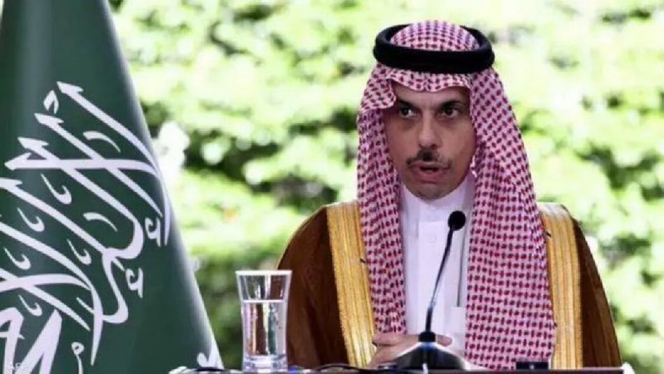 SaudiNews50's tweet photo. وزير الخارجية: 

القضية الفلسطينية قضية عادلة.

- https://t.co/vDcgSphQhW