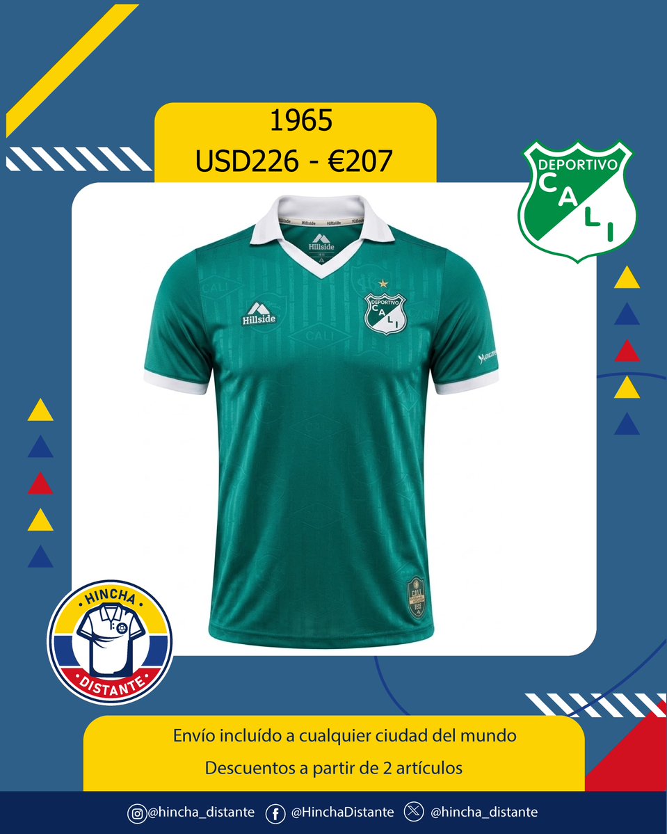 hincha_distante's tweet photo. La del 1er titulo verdiblanco
USD226 - €207
Retro 1965

Envío incluido a cualquier ciudad del mundo*
#hinchadistante
#colombianosenelexterior
#colombianosenelmundo
#jerseycollector
#footballcollector
#blokecore https://t.co/WSYX4qkT7v