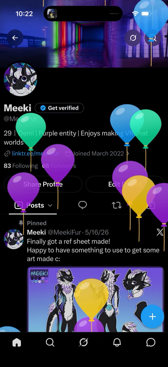 MeekiFur's tweet photo. Birthday narb

Goodbye, my sweet youth https://t.co/P31yHYyFC4