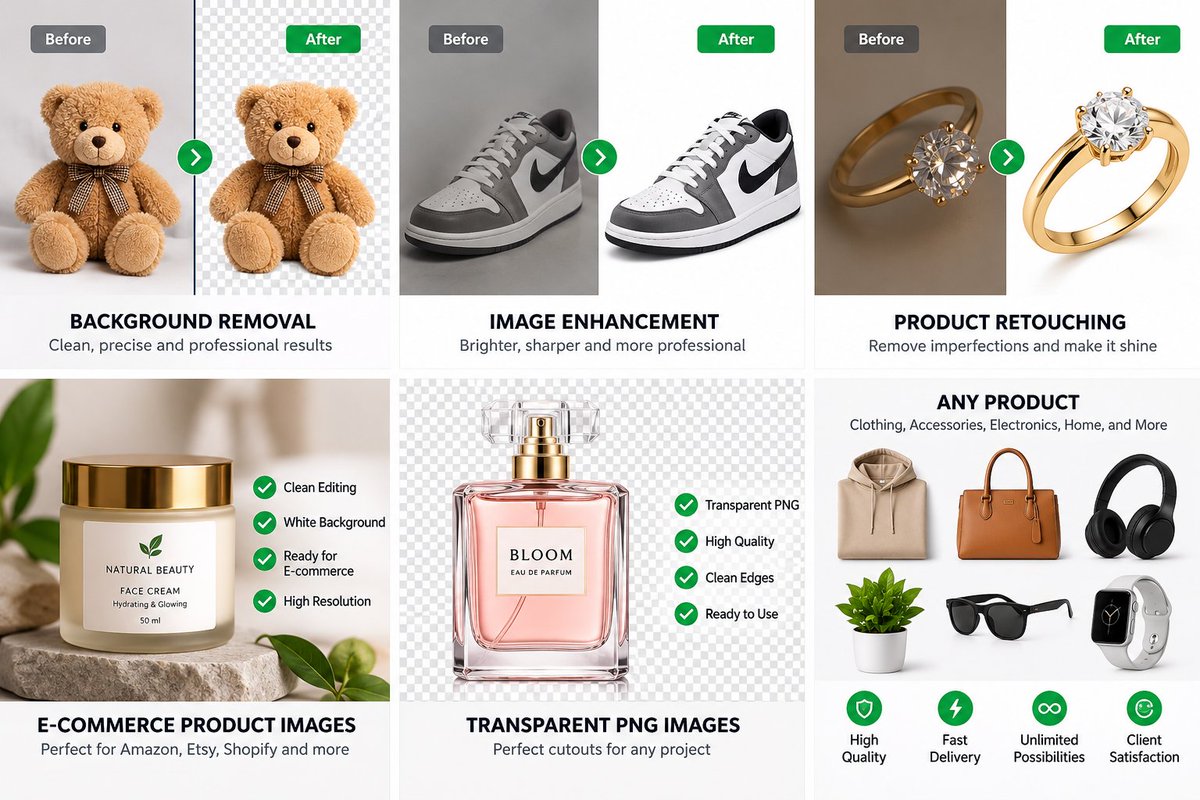 ZoBoom20's tweet photo. @getawaybolter Hi! I offer professional product photo editing, including background removal, lighting and color enhancement. I can edit 5 photos for $10 with a quick turnaround. A free sample is available. Contact me on WhatsApp: https://t.co/V8iDHx6bWa https://t.co/zLleYo8jOv