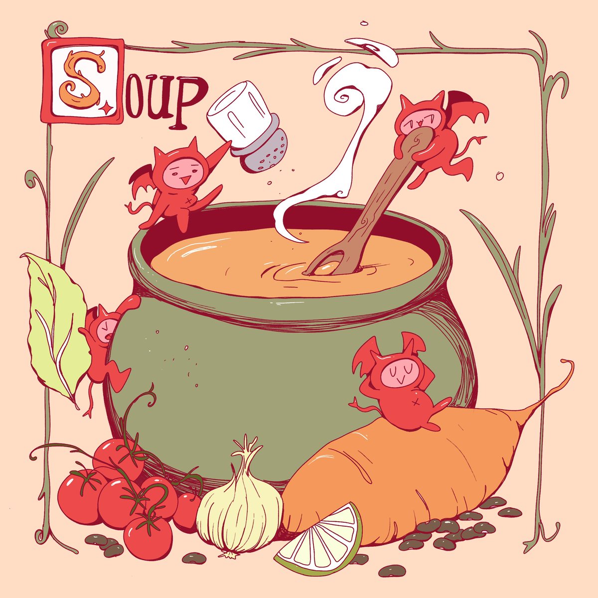 guppiesz's tweet photo. the soup demons are telling me to make SOUP lately https://t.co/i46h0A6eeU