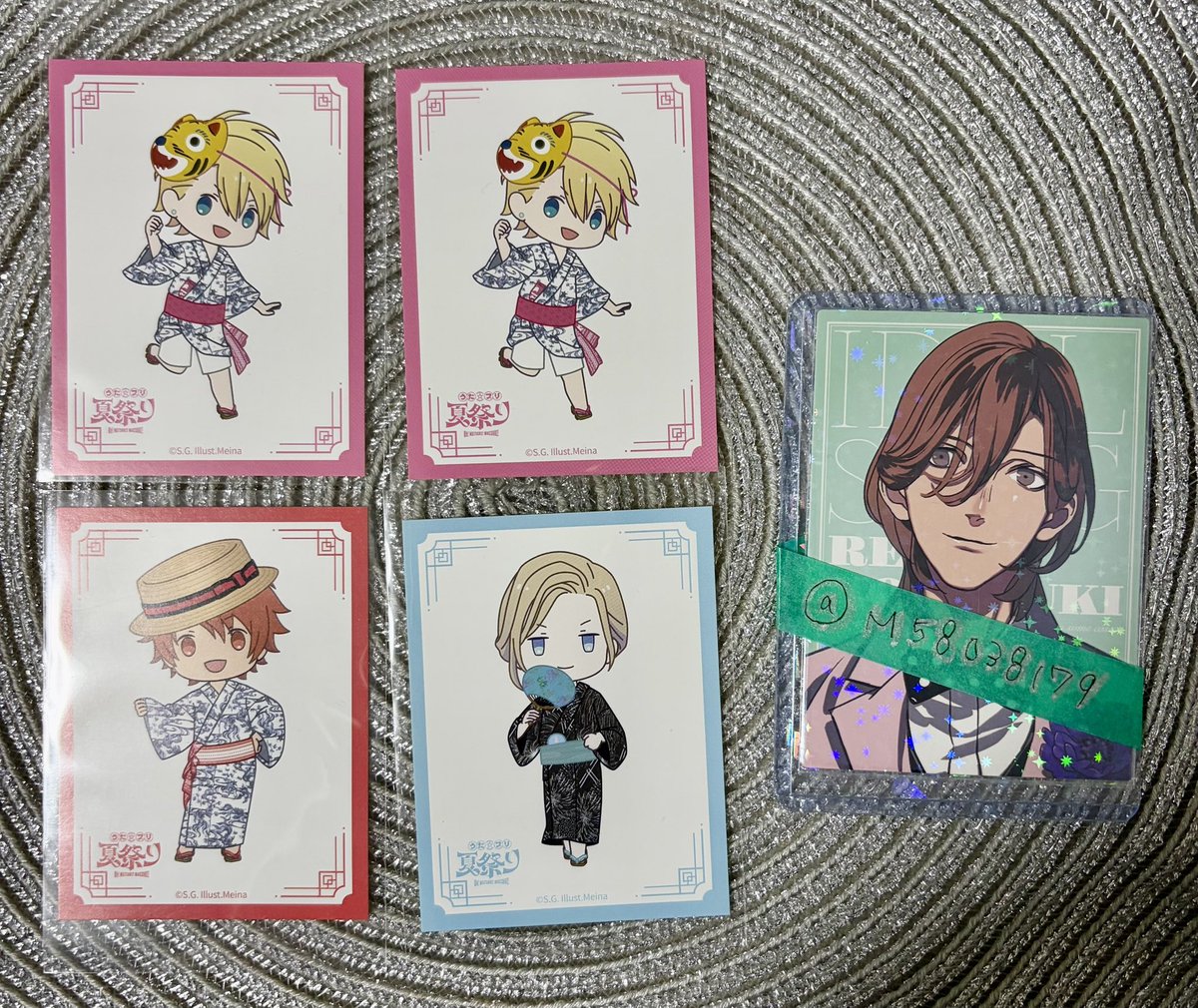 M58038179's tweet photo. 【交換/ 譲渡】
うたプリ 夏祭り ステッカー 参加賞 

譲：音也、翔×2、カミュ

求：嶺二 or 400円/枚

都内または川崎周辺にて手渡しでお願いできますと幸いです。

検索からもお気軽にお声がけください🍀よろしくお願いします。 https://t.co/mEchl0o5T5