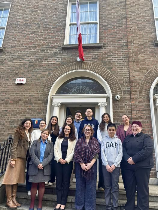 MaltainIreland's tweet photo. In March, the Ambassador and staff of the Embassy organised a get-together for Maltese students studying in Ireland, mostly at Masters and PhD level at the main universities in Dublin. The Embassy wishes all students great success in their academic endeavours. 🎓 https://t.co/fyZwMF9XvW