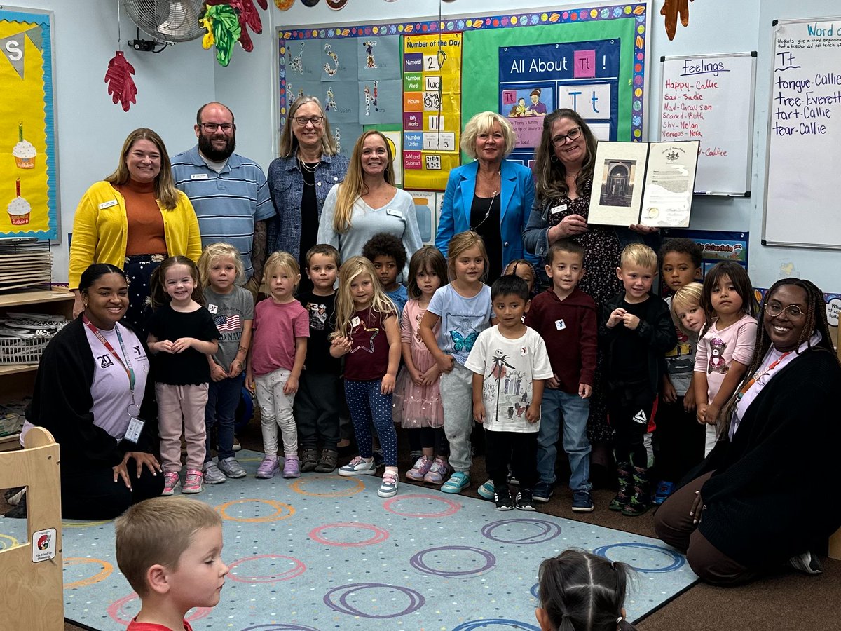 SenLisaBoscola's tweet photo. Congratulations to River Crossing YMCA's Forks Education Center on this incredible milestone!

As a Keystone Stars 4 facility, the center continues to provide high-quality early education &amp; care to children &amp; families in our community.

Here's to 20 years - and many more to come! https://t.co/xDJBZE3A2Z