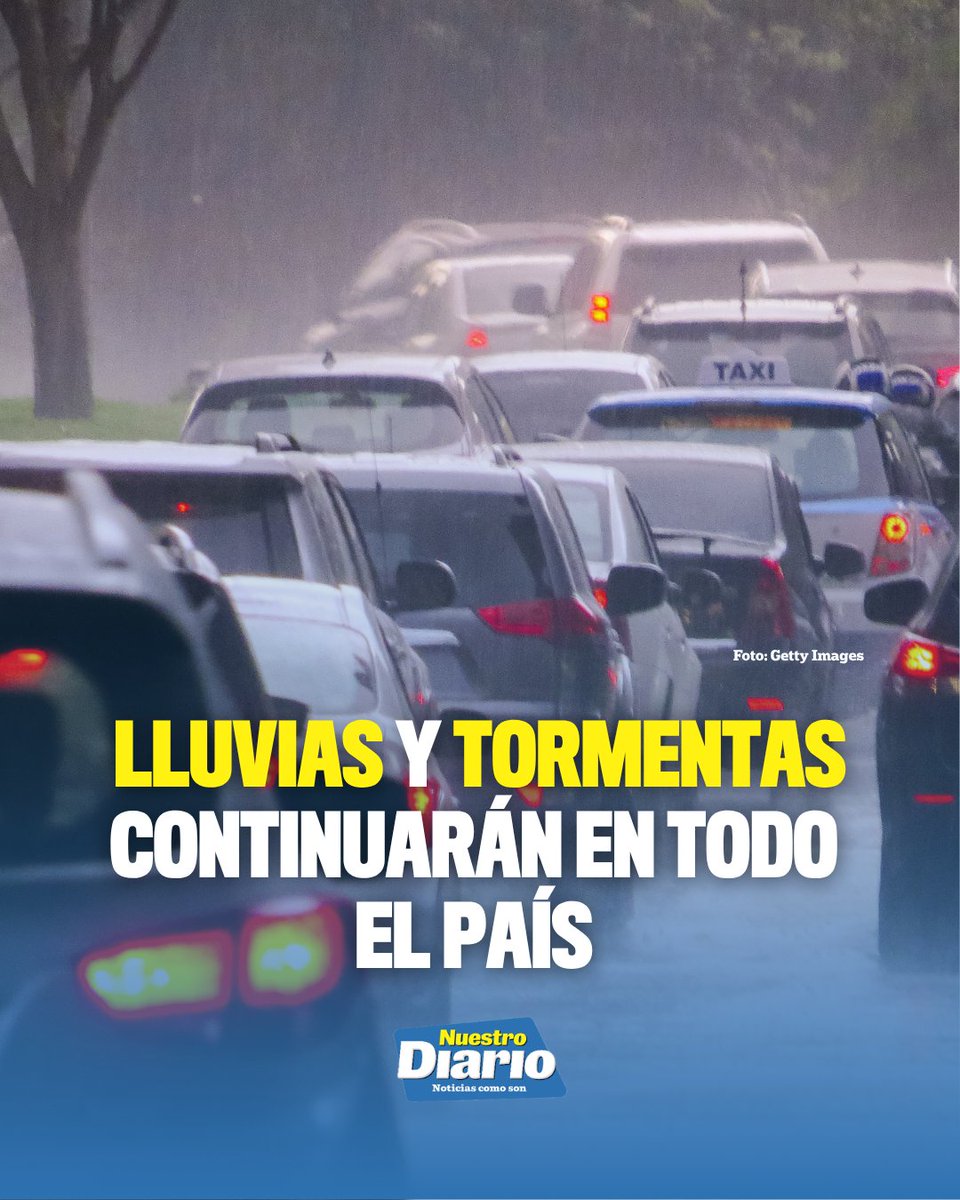 ⛈️☔ LLUVIAS Y TORMENTAS CONTINUARÁN EN TODO EL PAÍS ☔⛈️ El ambiente húmedo e inestable favorecerá nublados, lloviznas, lluvias intermitentes y actividad eléc…
