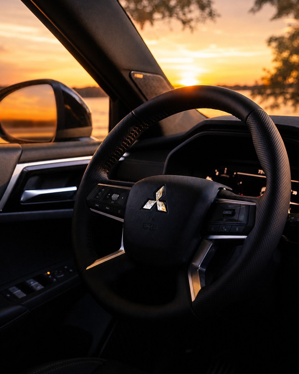 EMMitsubishi's tweet photo. Here’s to golden hour, good vibes, and Mitsubishi moments. ✨

Whether you’re heading out for a weekend adventure or simply enjoying the everyday drive, there’s a Mitsubishi ready to take you there.

Discover more at Ed Morse Mitsubishi. 
👉 https://t.co/ceJJuQ9rej https://t.co/8sWIa3xDxs