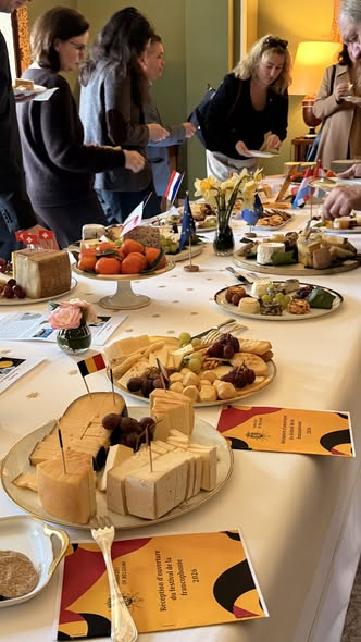 MaltainIreland's tweet photo. In March, the Embassy participated in the launch of the 2026 Francophonie Festival. Ambassadors from various Organisation Internationale de la Francophonie (OIF) countries were present, with Maltese flavours represented at the cocktail reception through ġbejna cheese. https://t.co/HNZizDEVjT