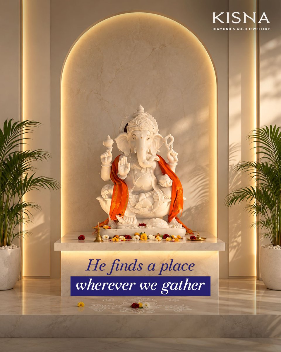 kisnaindia's tweet photo. Today, we bid Bappa farewell, carrying with us the faith, joy and warmth he leaves behind.
This Anant Chaturdashi, may that feeling stay with us, all year round. 🙏✨
#KISNA #AnantChaturdashi #Ganpati #Ganesh #Bappa #DiamondJewellery #Diamonds #NaturalDiamonds #DiamondRings #DiamondBracelet #DiamondNecklace