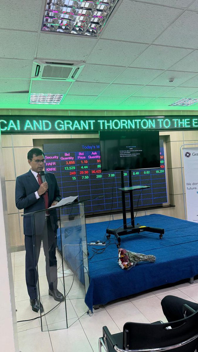 IndiainKenya's tweet photo. DHC @PrasadSushil attended an event on Capital Markets & ESG hosted by ICAI Nairobi Chapter at the Nairobi Securities Exchange.

In his remarks, he highlighted the growing opportunities for Kenyan entrepreneurs and capital market stakeholders to leverage India’s vibrant and fast-growing capital markets ecosystem, and emphasized the potential for deeper India-Kenya financial collaboration.

#IndiaKenya

@MEAIndia @theicai @NSE_PLC @PIB_India @ANI @DDNewslive @indiakenyacc