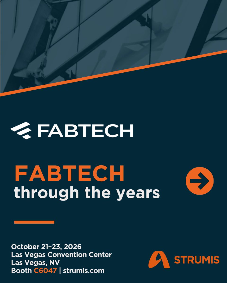 STRUMISGlobal's tweet photo. Less than one month to go until @FabtechExpo! 
We’ll be in Las Vegas, October 21–23, at Booth C6047, showcasing STRUMIS V12.
📍 Las Vegas, NV
📌 Booth C6047
Register: https://t.co/wJ8tNuCTit
#STRUMIS #FABTECH https://t.co/nn7XP4qZcz