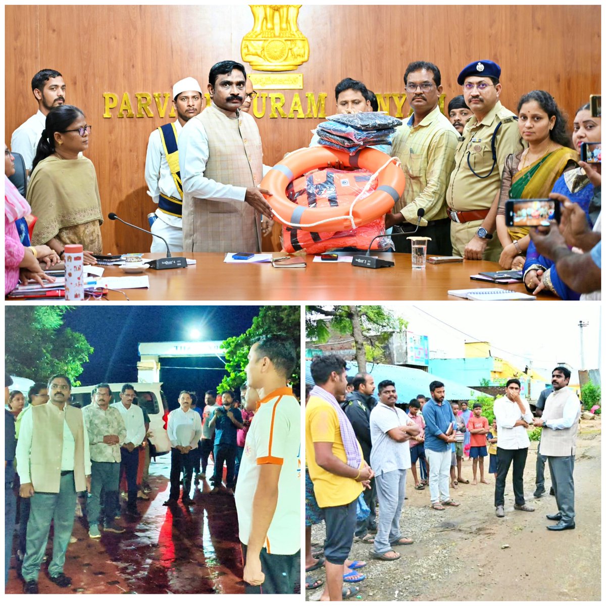 collectormanyam's tweet photo. 🌿 తుఫాన్ ముప్పులో ‘మన్యం’ రక్షణ కవచం – ముందస్తు చర్యలతో అప్రమత్తమైన జిల్లా యంత్రాంగం
🌧️ జిల్లా కలెక్టర్ డా. ఎన్. ప్రభాకర రెడ్డి గారి పర్యవేక్షణలో కలెక్టరేట్ నుంచి క్షేత్రస్థాయి వరకు ముమ్మరంగా సహాయక చర్యలు
#ArnabCyclone #DisasterManagement https://t.co/SP5rxGiRQR