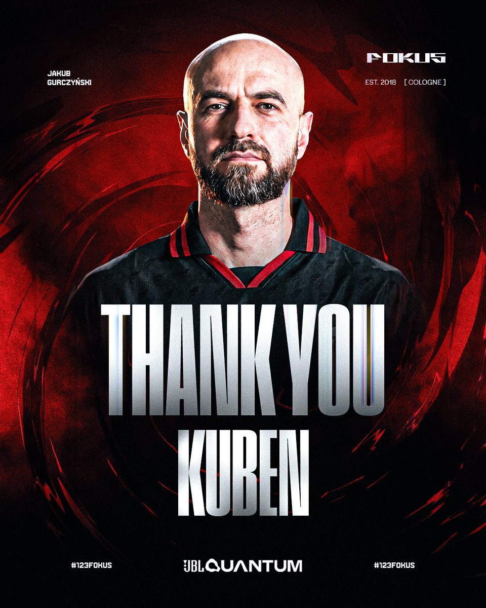 fokusclancs's tweet photo. Thank you, Jakub!

As we look ahead, @kubenCS2 will be moving to the bench as we decided to move forward with a new direction for the team.

Thank you for everything you’ve brought to the team. We wish you all the best in your future endeavors.❤️ https://t.co/QaWPlOCE6y