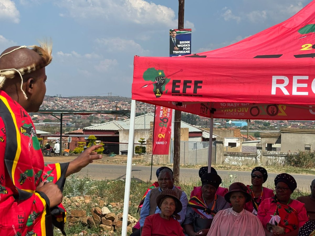 RamaboduObakeng's tweet photo. Tshwane Ward 7 lotus EFF heritage day and also elders registration for special votes . #VoteEff04Nov26 https://t.co/zLU6dWY36r