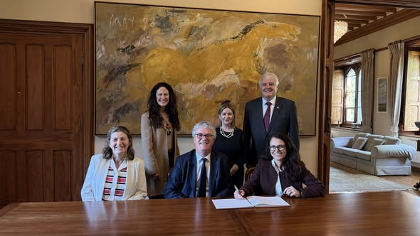 MaltainIreland's tweet photo. In April, Ambassador Formosa made an official visit to Cork, alongside Deputy Head of Mission Mariel Sacco and Honorary Consul John Minihan. She met with the Lord Mayor, the Cork Chamber of Commerce International Manager, and the Presidents of UCC, MTU &amp; the MTU School of Music. https://t.co/JRhP3n04hu