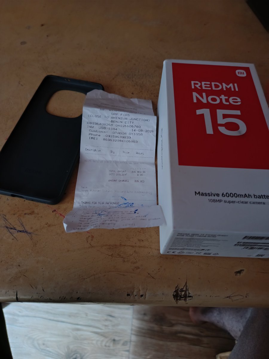 Jeremy508944759's tweet photo. Made a big boy purchase ☘️ @redmi_nigeria https://t.co/M5UNOSEj6e