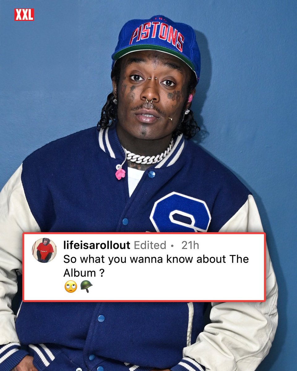 XXL's tweet photo. What do you want to know about Lil Uzi Vert’s new album? 👀

Uzi asked fans the question on their second Instagram account, lifeisarollout/IG. https://t.co/Y2clqrd90i