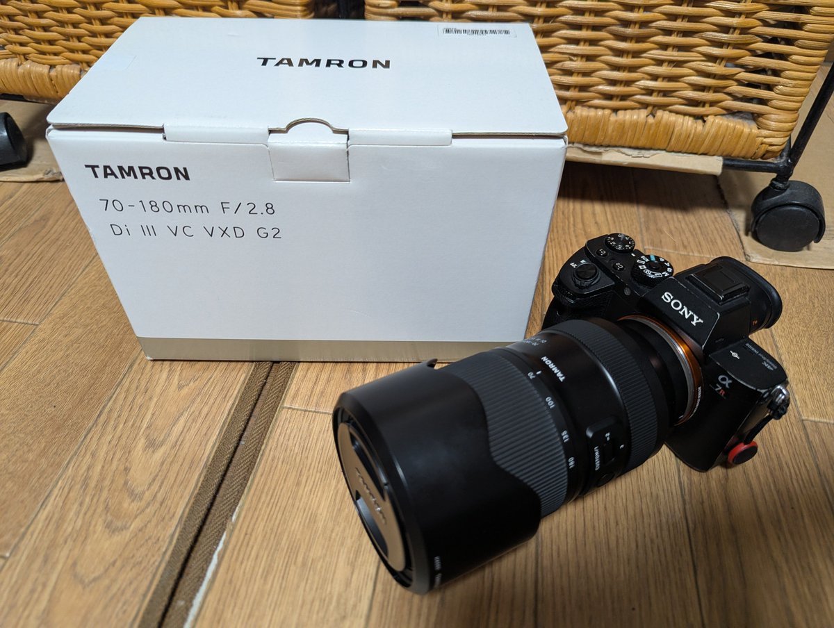 gardenerS0131's tweet photo. まいにゅー中古
TAMRON 70-180mm F2.8 A065

大三元望遠ズームや！
今週土日のロボットの大会でどうしても2.8通しが欲しくて買ってしまいました

VCを感じる
⏪️手ブレ補正なし
手ブレ補正あり⏩️ https://t.co/IywtUDEVuP