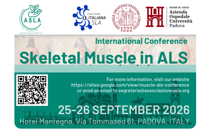 ConslancioOnlus's tweet photo. 🧪🧬🔬📊
✅🌎Our Prof. Manuela Basso @UniTrento &amp; Dr. Carmelo Milioto @LaStatale will be presenting at the Skeletal Muscle in #ALS Conference in #Padova 🇮🇹, 25-26 Sept!👏

🔗https://t.co/8al31hsbQk

Congratulations, Prof. Basso &amp; Dr. Milioto! We appreciate your help to #EndALS!❤️ https://t.co/PN0O7usjqo