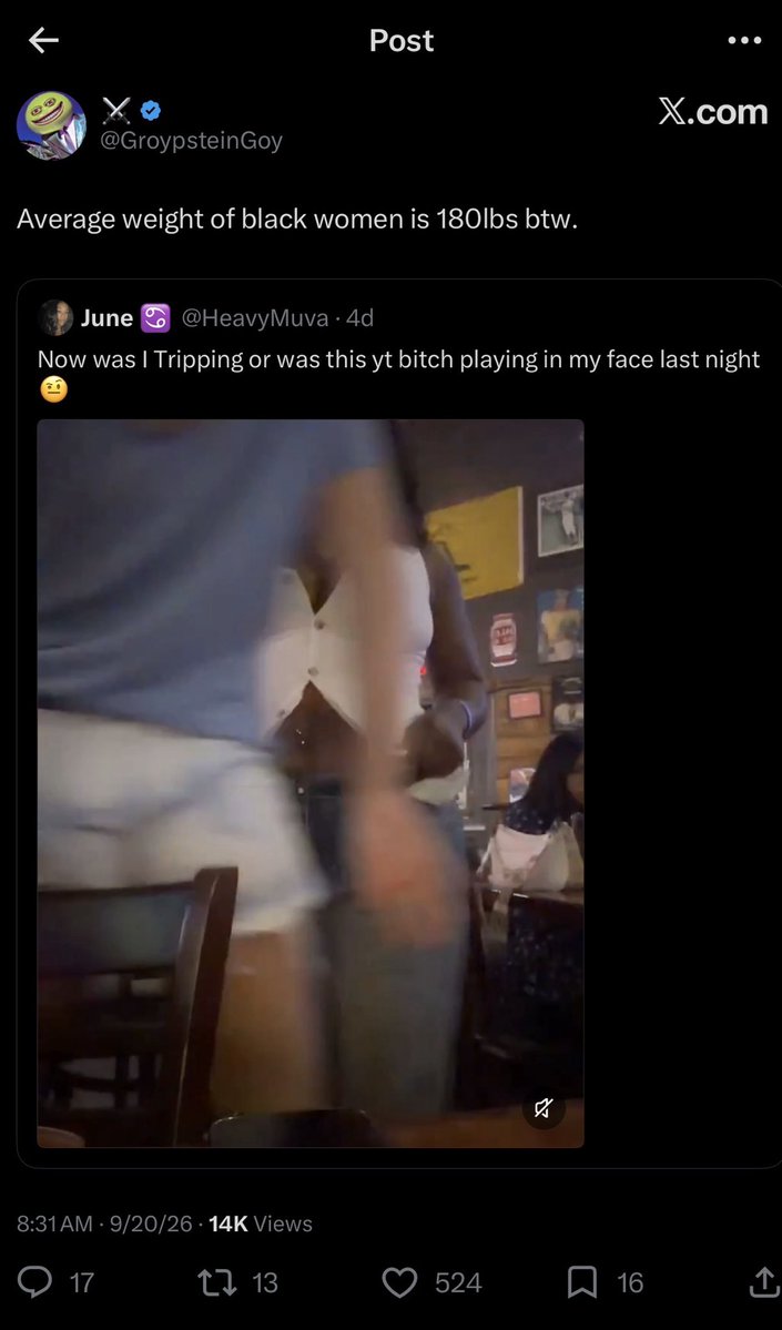 jamyrieeee's tweet photo. @girlgriot @Jazthelight @SwisherSauce Once those niggas finish getting back at the white man fucking Becky they need to make an honest (or at least occupied) woman out of you. or whatever that means https://t.co/MPUwwTfk8v