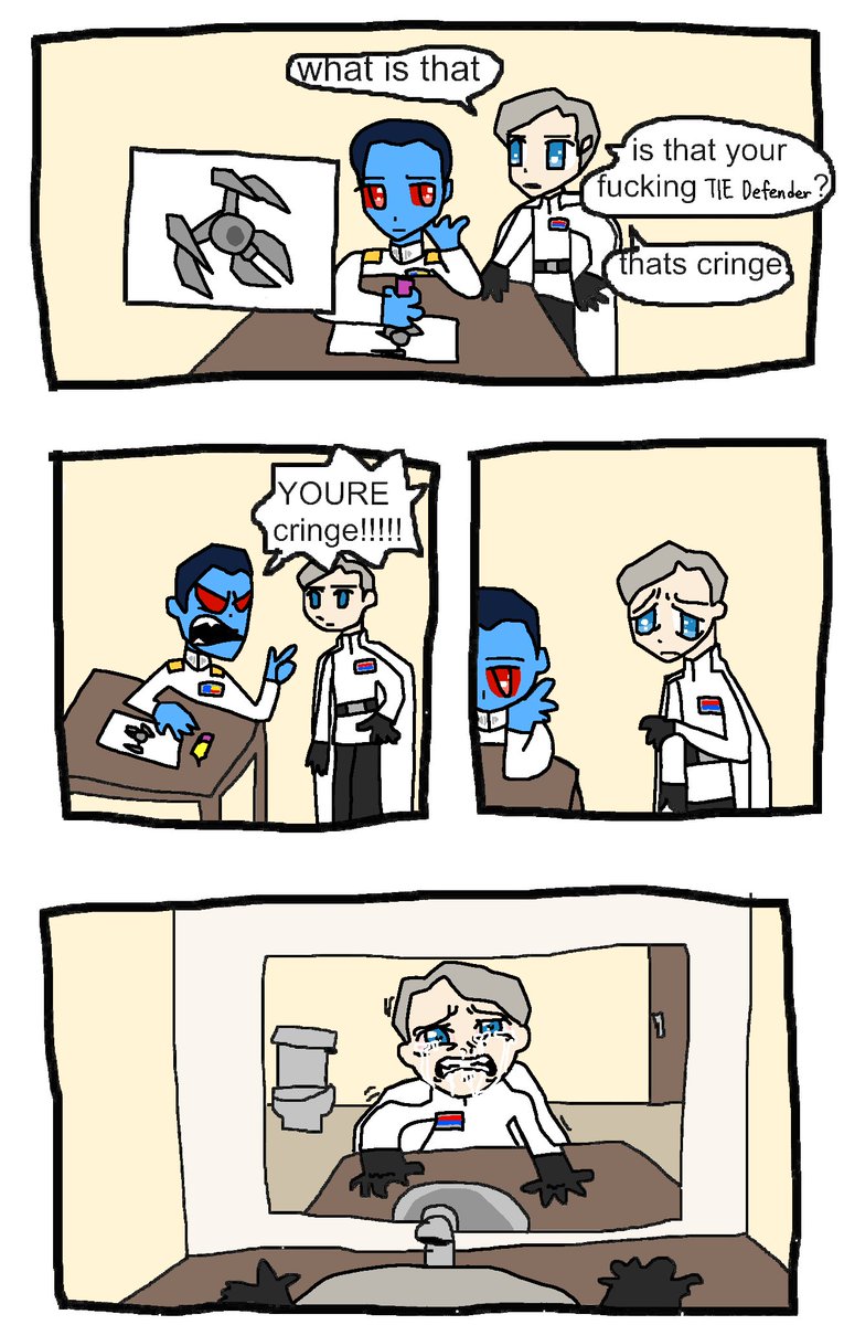 kibbon_'s tweet photo. HAPPY #10YearsofCanonThrawn to my most viral thrawn fanart ever https://t.co/G9RlF69lTu