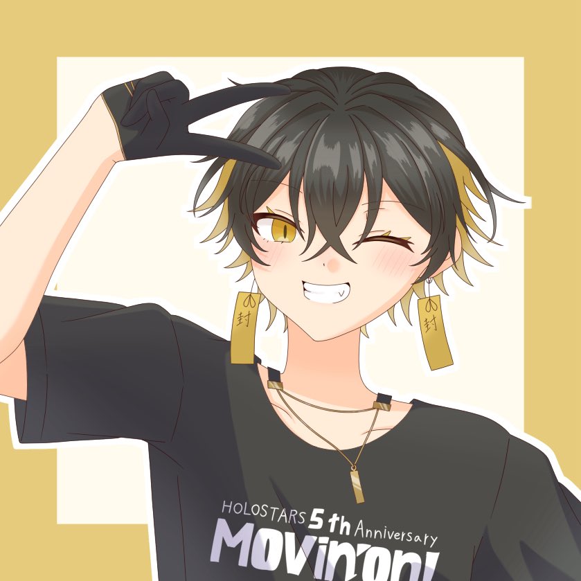 U_zin_S's tweet photo. ファンイベントに触発されたので久しぶりに描いた
#封魔絵 https://t.co/aU9tgsmsp4